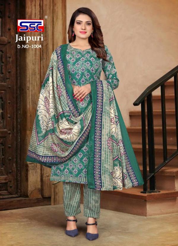 SSC Jaipuri Cotton Vol-1 Soft Cotton Designer Exclusive Dress Material